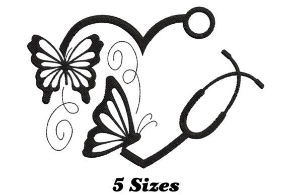 Butterfly Nurse Stethoscope