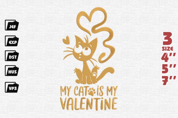 Cat Valentine: A Seasonal Embroidery Design Review