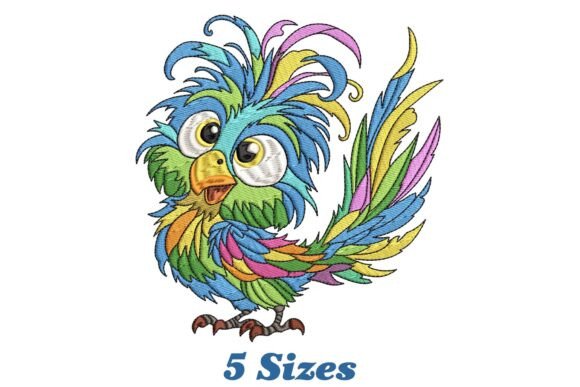 Crazy Colorful Bird