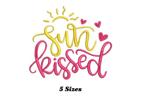 Sun Kissed: A Warm, Whimsical Embroidery Design for Meaningful Gifts
